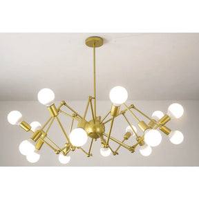 Lustre Pendente Aranha Retrô Com 12 Braços - DecoPro