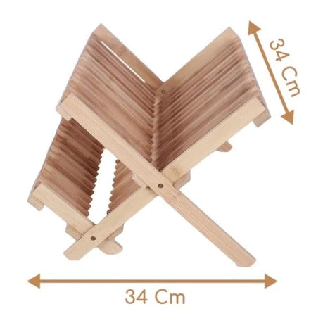 Escorredor De Louça de Bambu com 11 divisórias