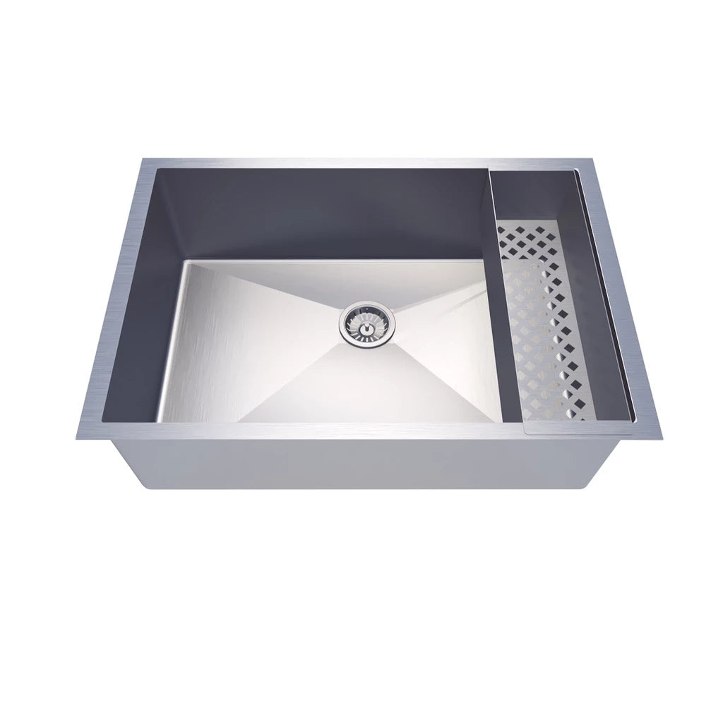 Cuba Inox Com Calha e Escorredor - DecoPro