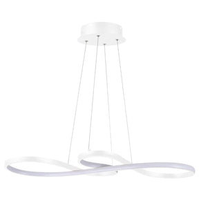 Lustre Pendente Branco Para Mesa de Jantar - DecoPro