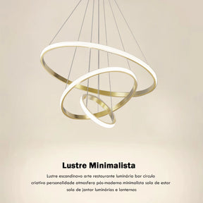 Lustre de Luxo Com 3 Cores - Sofie