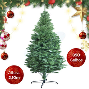 Árvore De Natal Pinheiro Premium 210cm - DecoPro