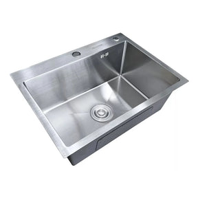 Cuba Inox Quadrada Para Cozinha Com Acessórios - DecoPro