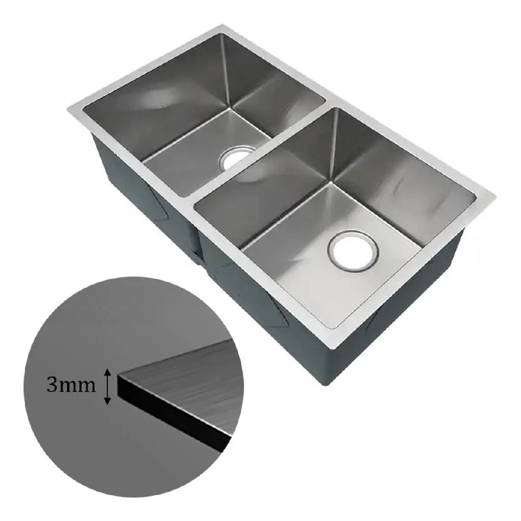 Cuba Dupla Inox Para Cozinha Gourmet - DecoPro