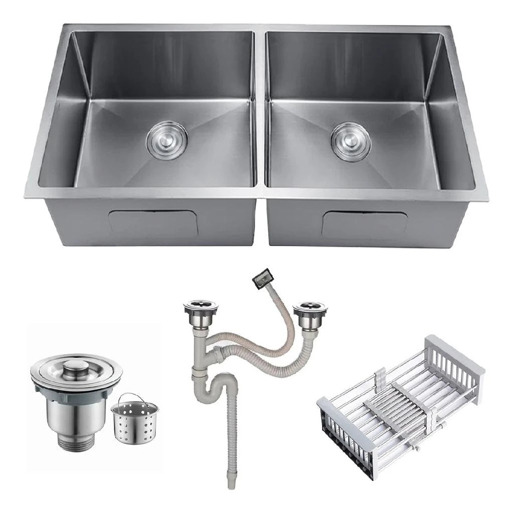 Cuba Dupla Inox Para Cozinha Gourmet - DecoPro