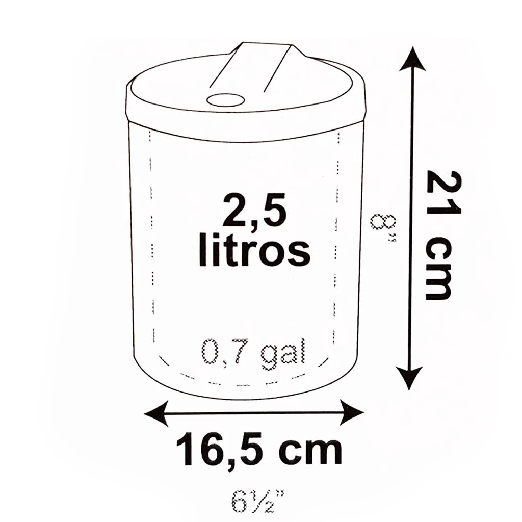 Lixeira Inox Para Pia de Cozinha