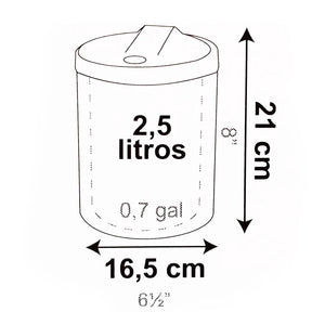 Lixeira Inox Para Pia de Cozinha