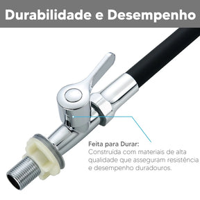 Torneira Para Cozinha Flexível Moderna - Rayzen